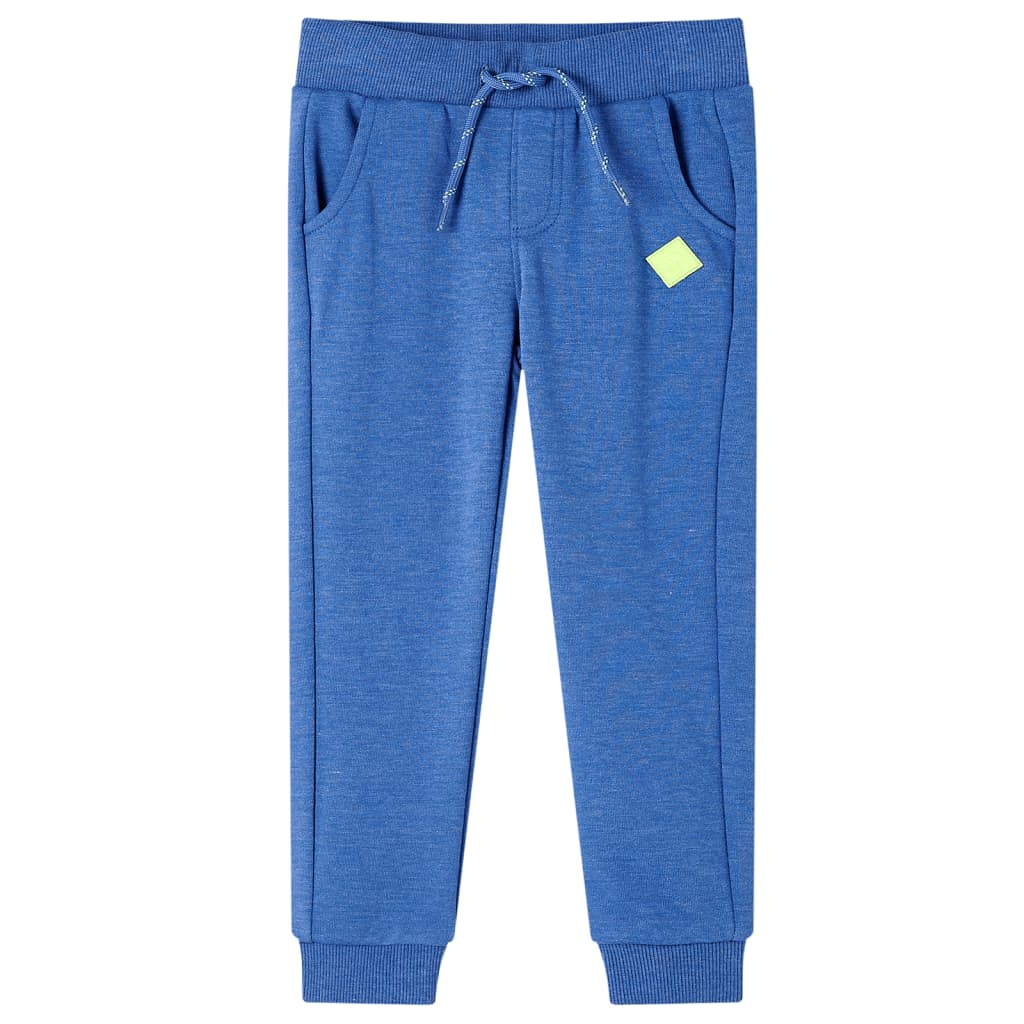 Pantaloni da jogging per bambini Vidaxl 92 blu misto