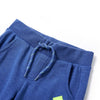 Pantalones de trote de Vidaxl para niños 128 Azul mixto