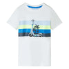 Vidaxl Camisa para niños 140 ECRU