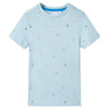 Vidaxl kindershirt 116 lichtblauw