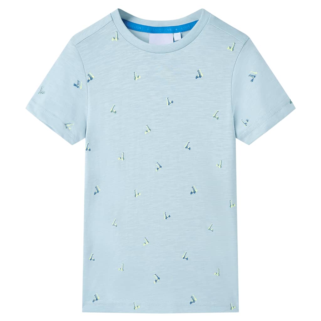 Vidaxl kindershirt 116 lichtblauw