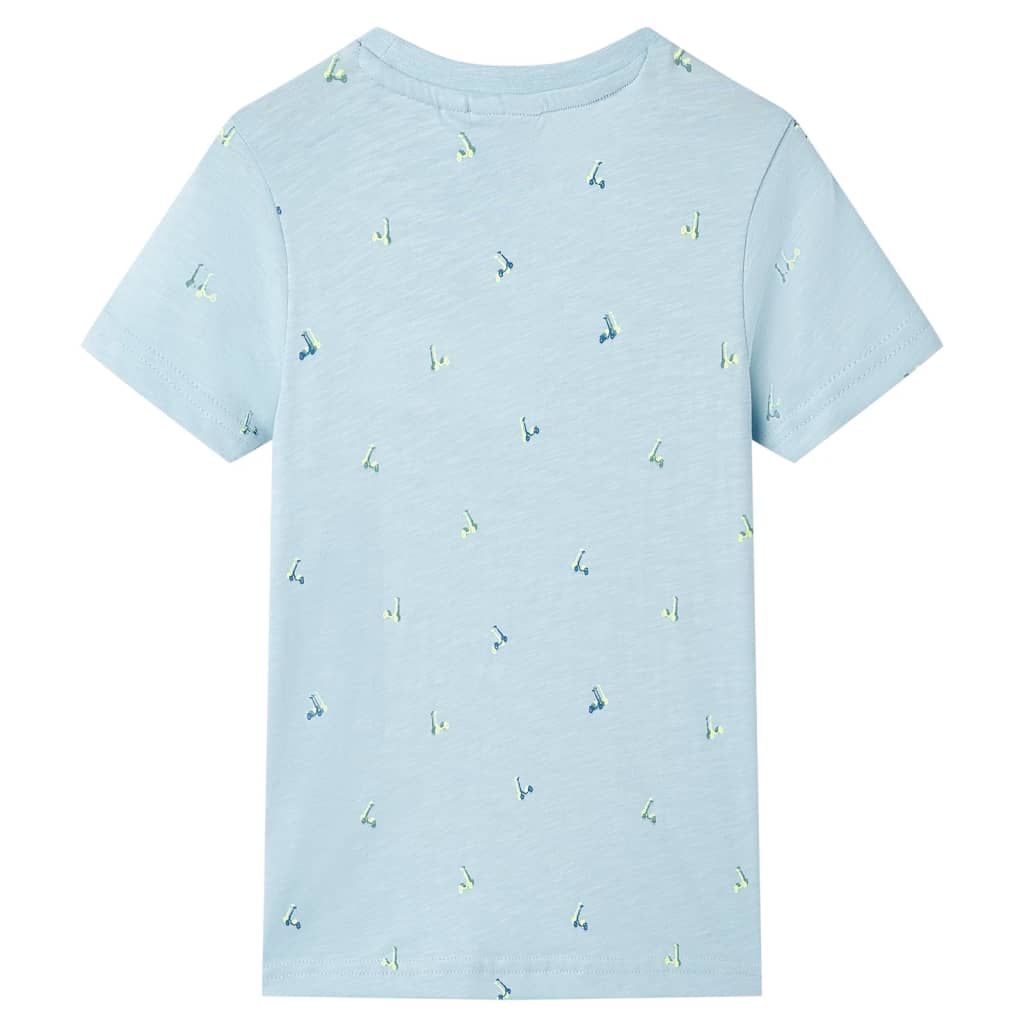 Vidaxl kindershirt 116 lichtblauw
