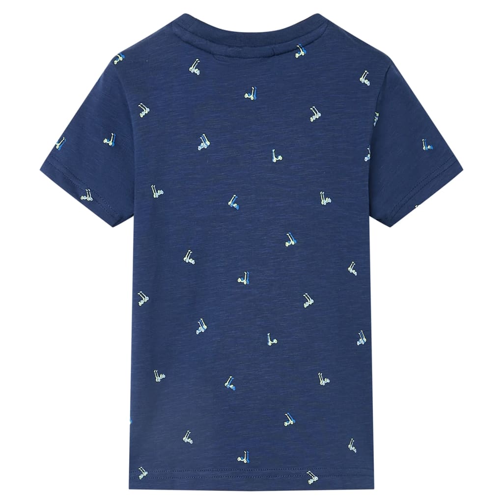 Vidaxl Shirt per bambini 92 Blu scuro