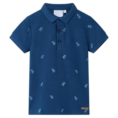 Vidaxl Children's Polo Shirt 104 Blu scuro