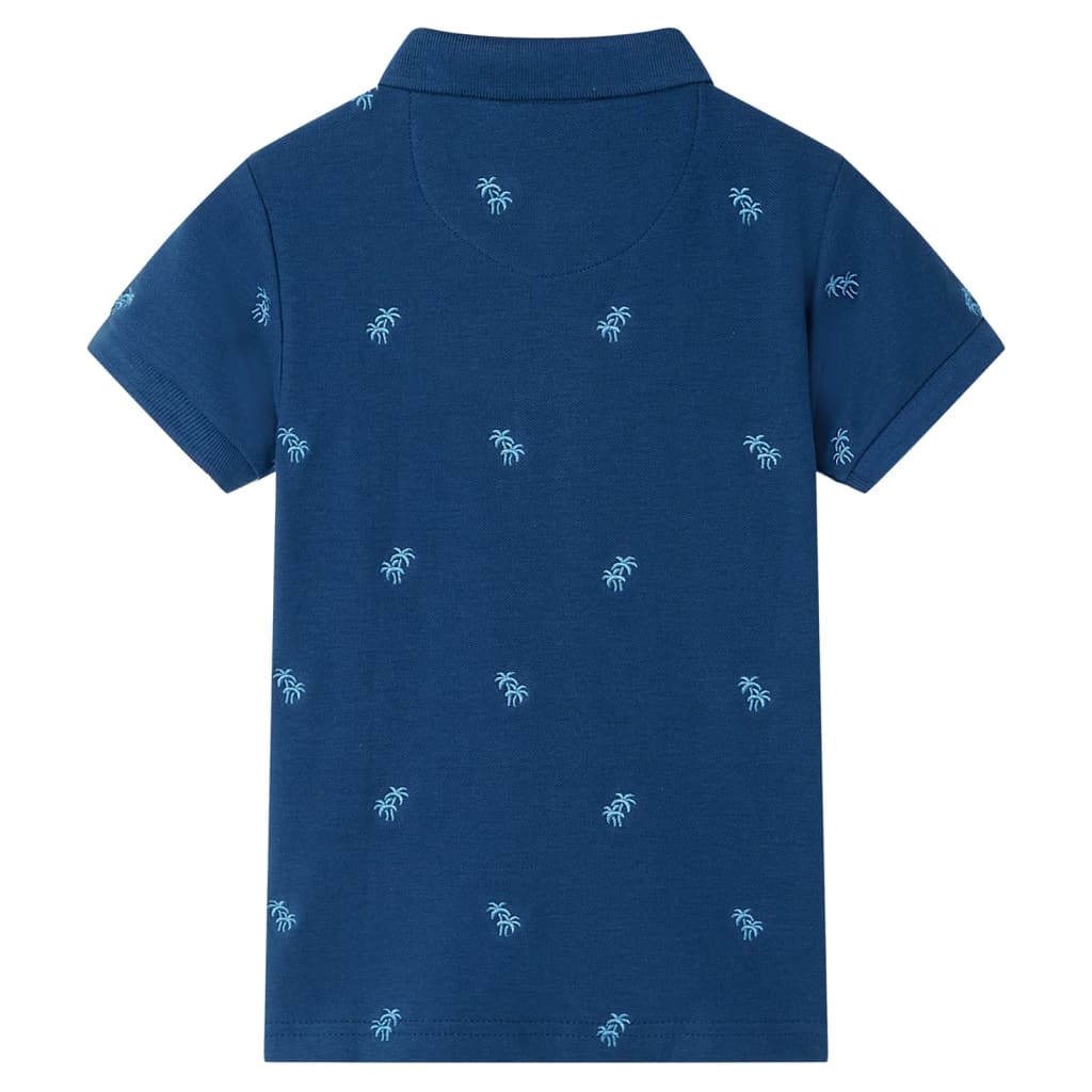 Vidaxl Polo infantil 116 Blue oscuro