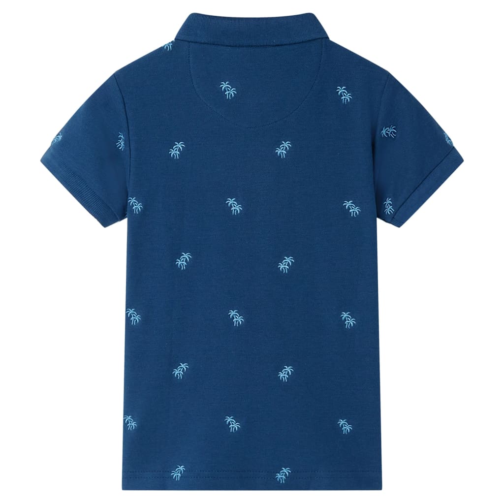 Vidaxl Children's Polo Shirt 140 Blu scuro
