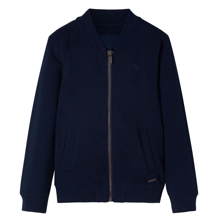 Vidaxl kindervest met rits 92 marineblauw