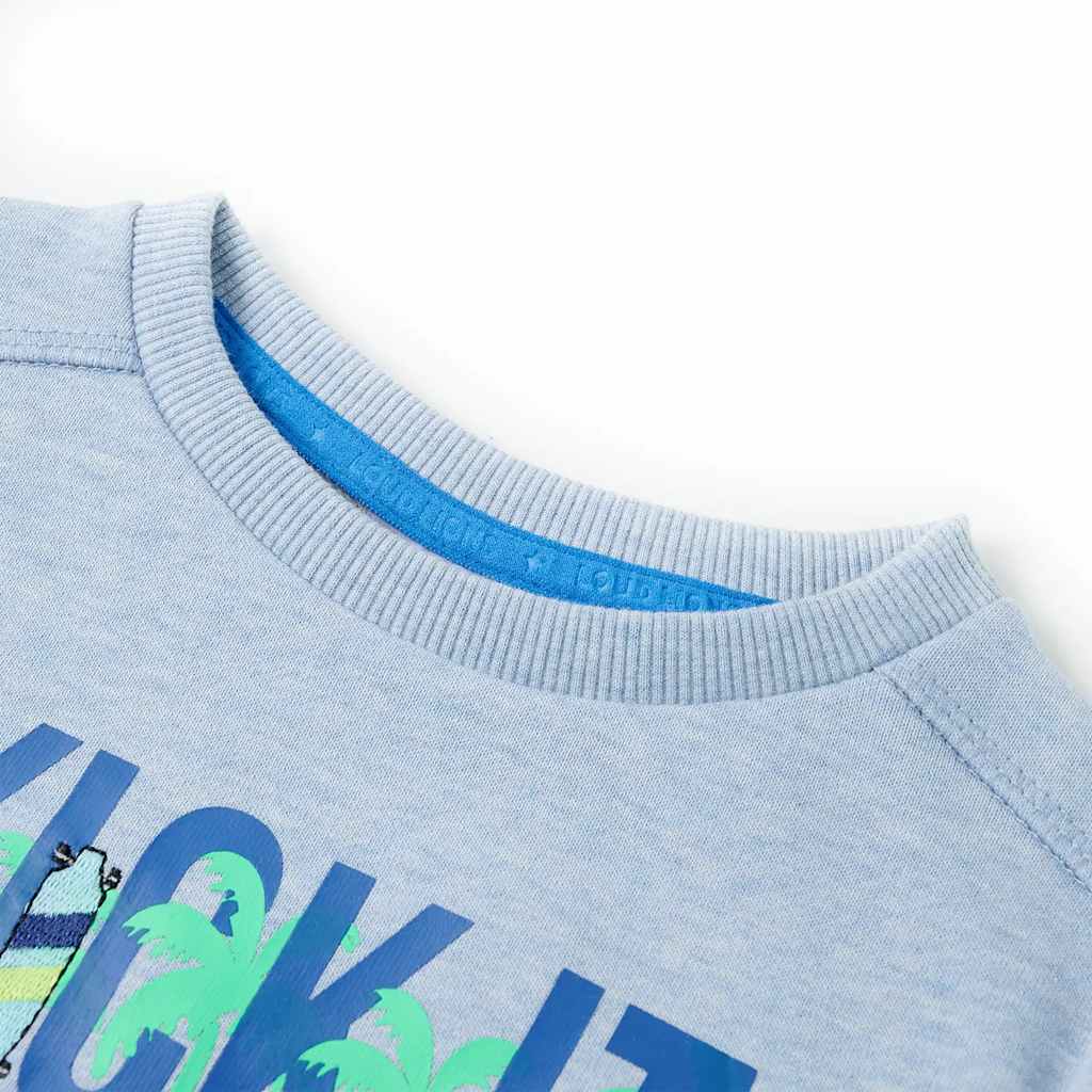 Vidaxl Children's Sweater 104 Blu morbida mista