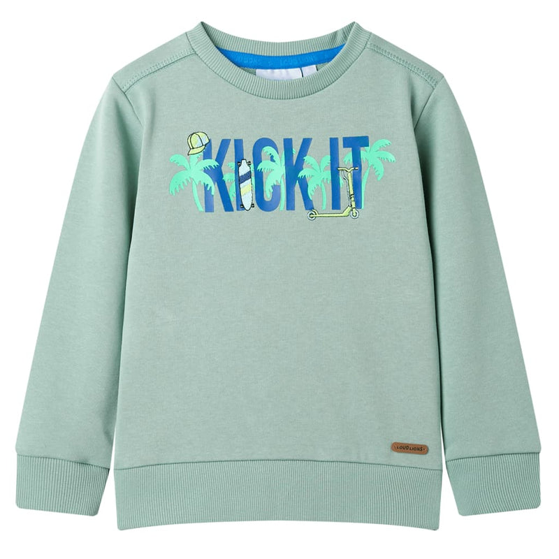 Vidaxl kindertrui 140 lichtkaki