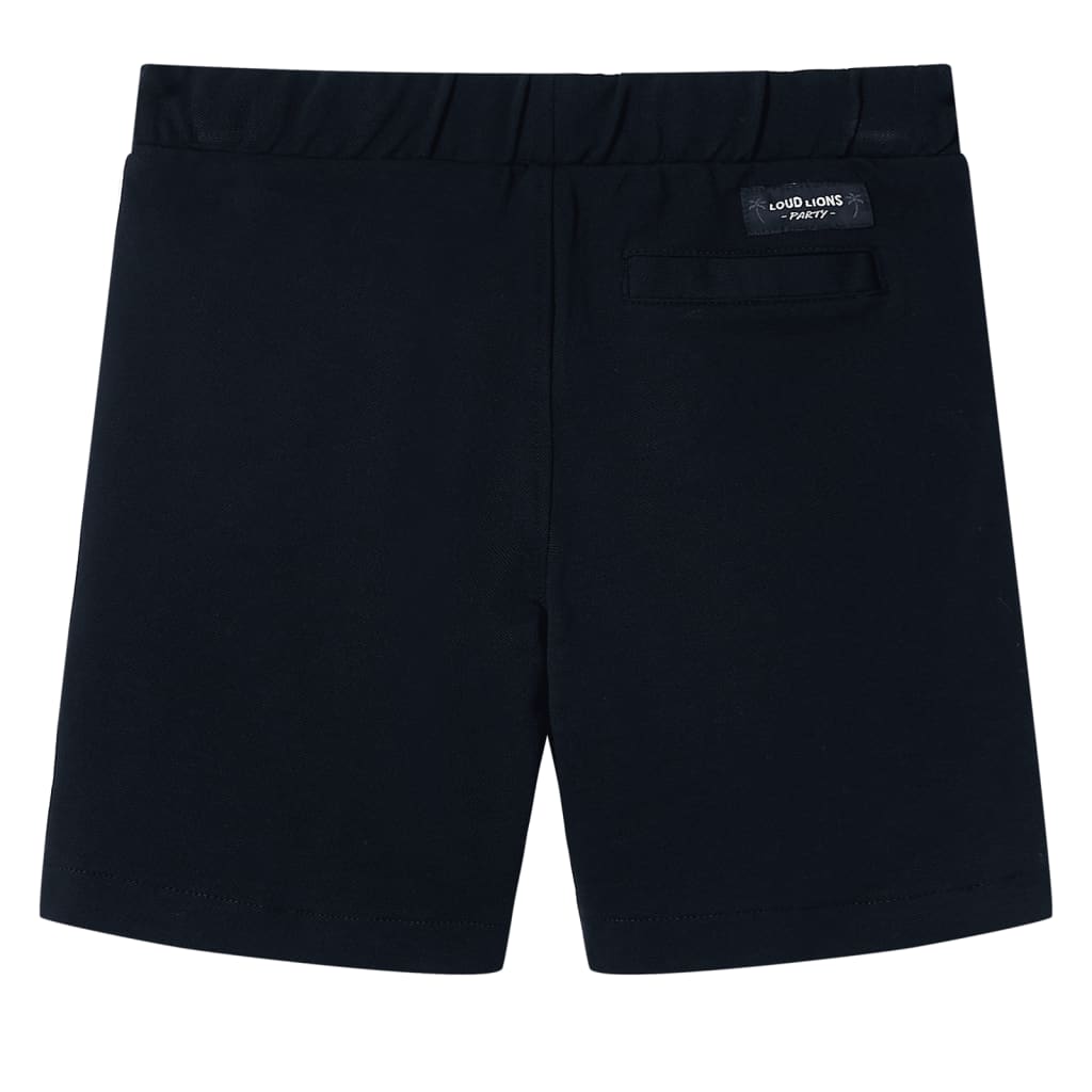 Vidaxl Shorts per bambini con trekkoord 116 blu navy