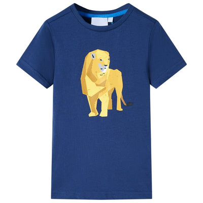 Vidaxl Shirt per bambini 92 Blu scuro