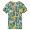 Camicia per bambini Vidaxl con maniche corte 128 multilorited