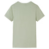 Camicia per bambini Vidaxl con maniche corte 92 Kakikentig