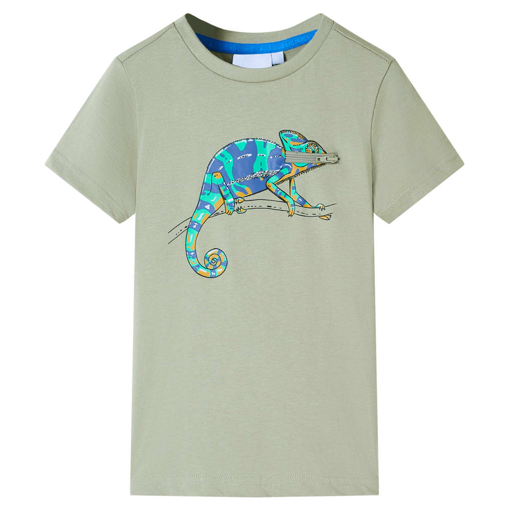 Vidaxl kindershirt met korte mouwen 104 lichtkakikleurig
