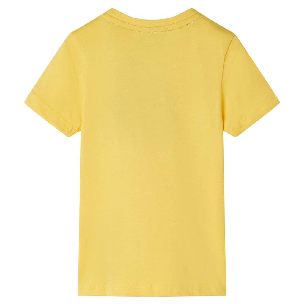 Camicia per bambini Vidaxl con maniche corte 116 Colore di rame chiaro