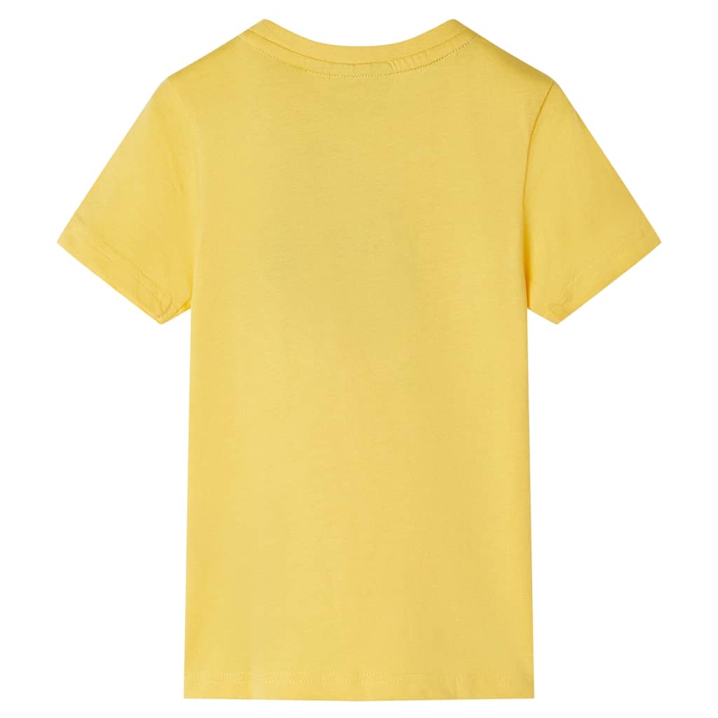 Camicia per bambini Vidaxl con maniche corte 128 luminosa luminosa