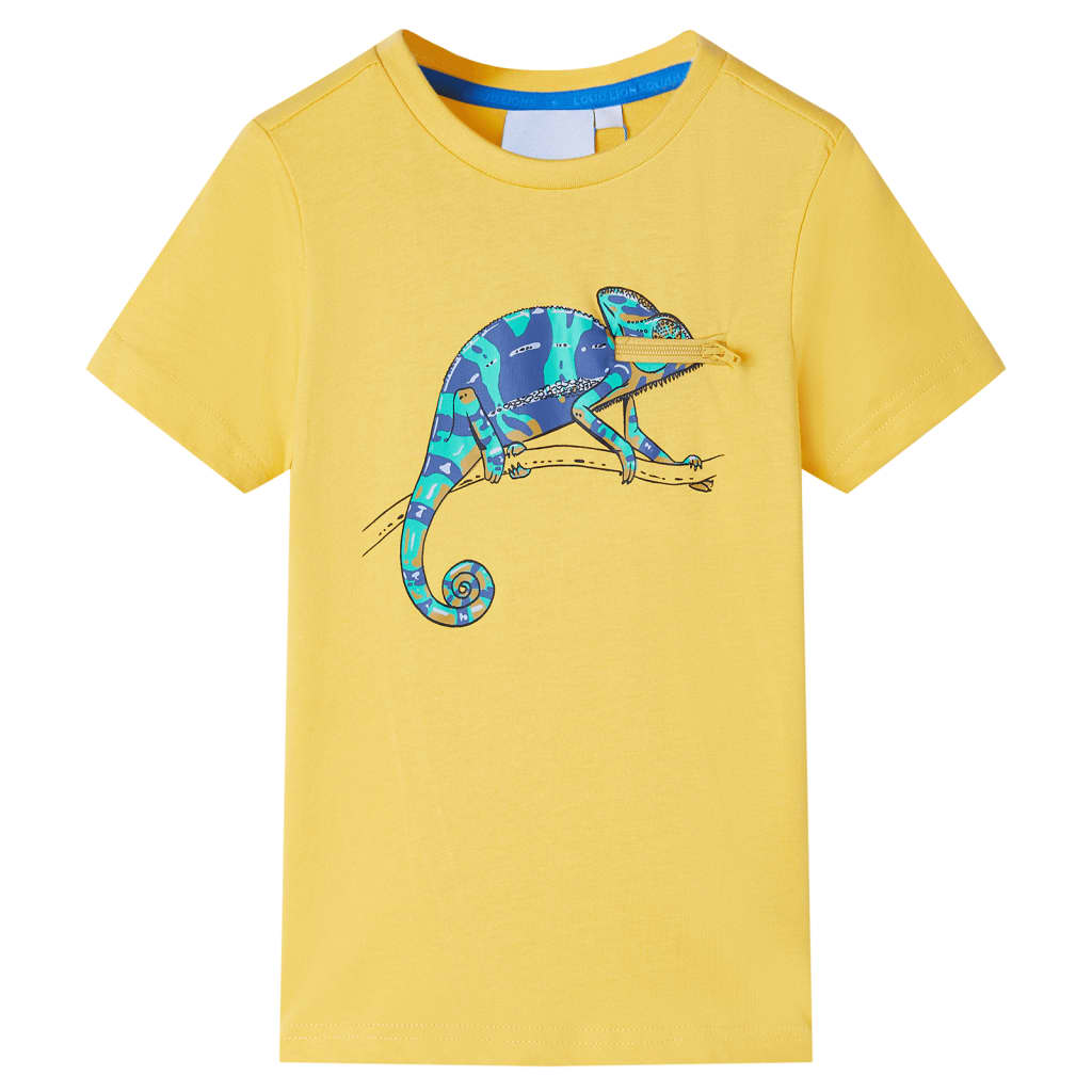 Camicia per bambini Vidaxl con maniche corte 140 luminosa luminosa