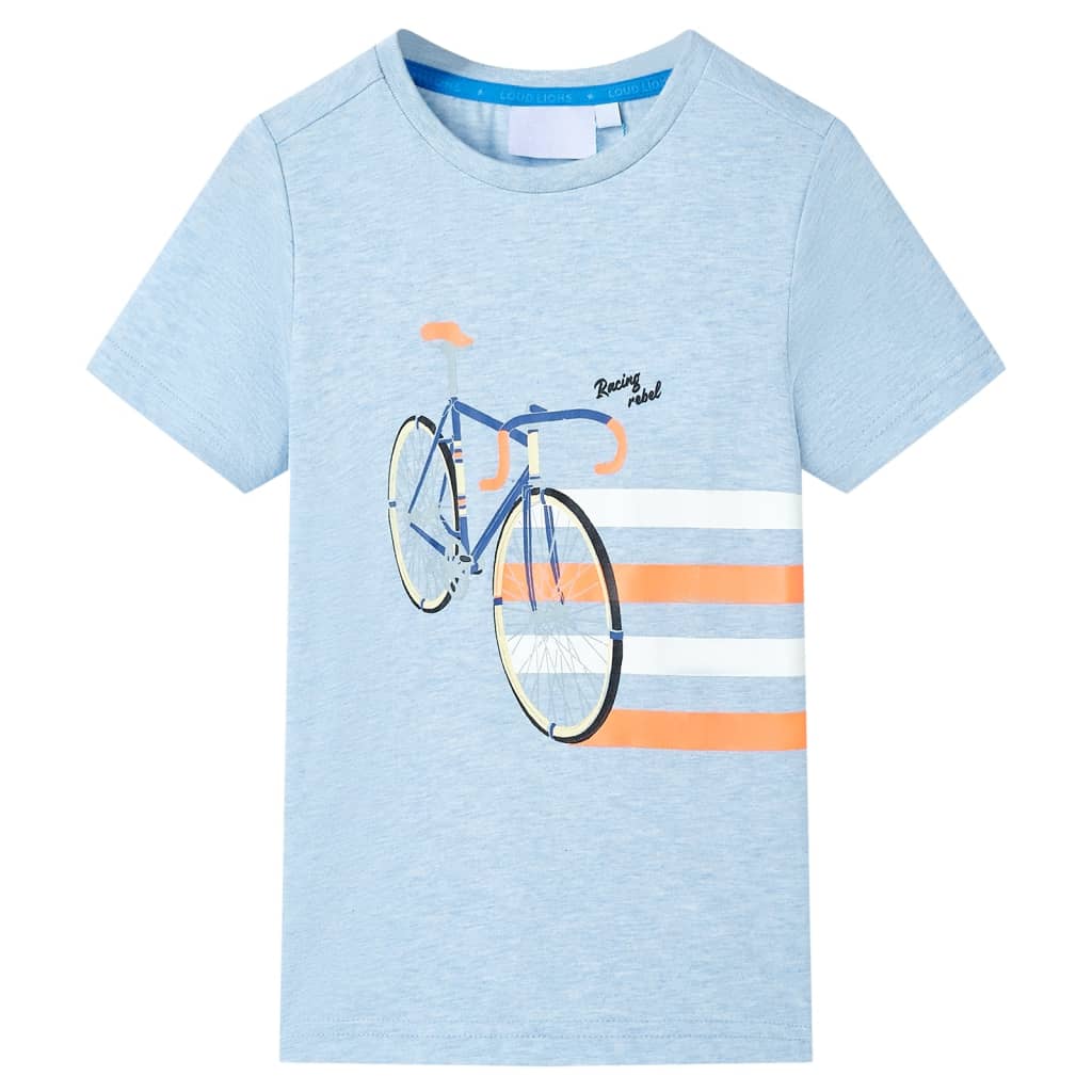 Vidaxl Children's Shirt 92 Blu morbida mista