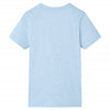 VidaXL Kindershirt 92 gemêleerd zachtblauw