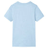 VidaXL Kindershirt 116 gemêleerd zachtblauw
