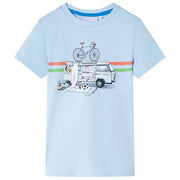 Vidaxl Children's shirt 92 Light blue - afbeelding 1