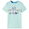 Vidaxl camisa para niños 104 menta ligera coloreada