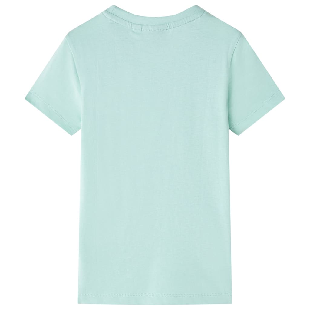 Vidaxl Children's Shirt 104 Menta leggera colorata