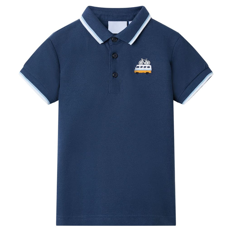 Vidaxl Polo infantil 92 Blue oscuro
