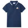 Vidaxl Polo infantil 92 Blue oscuro