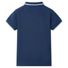 Vidaxl kinderpoloshirt 116 donkerblauw