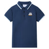 Vidaxl Polo infantil 140 Blue oscuro