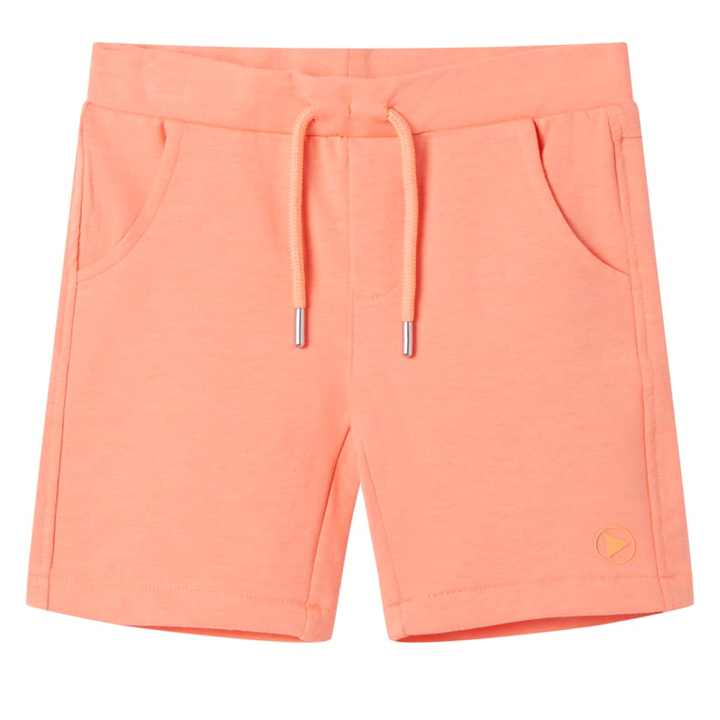 Vidaxl Shorts per bambini con Trekkoord 92 Neonoranje