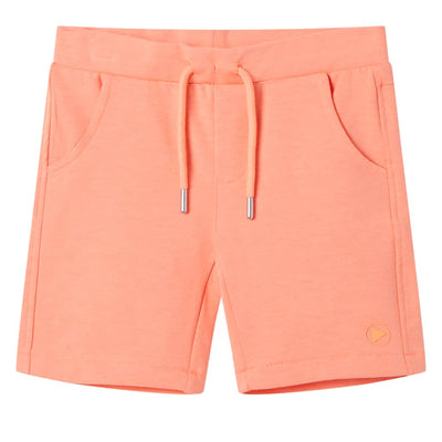 Vidaxl Shorts per bambini con Trekkoord 92 Neonoranje