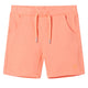 Vidaxl Shorts per bambini con Trekoord 128 Neonoranje