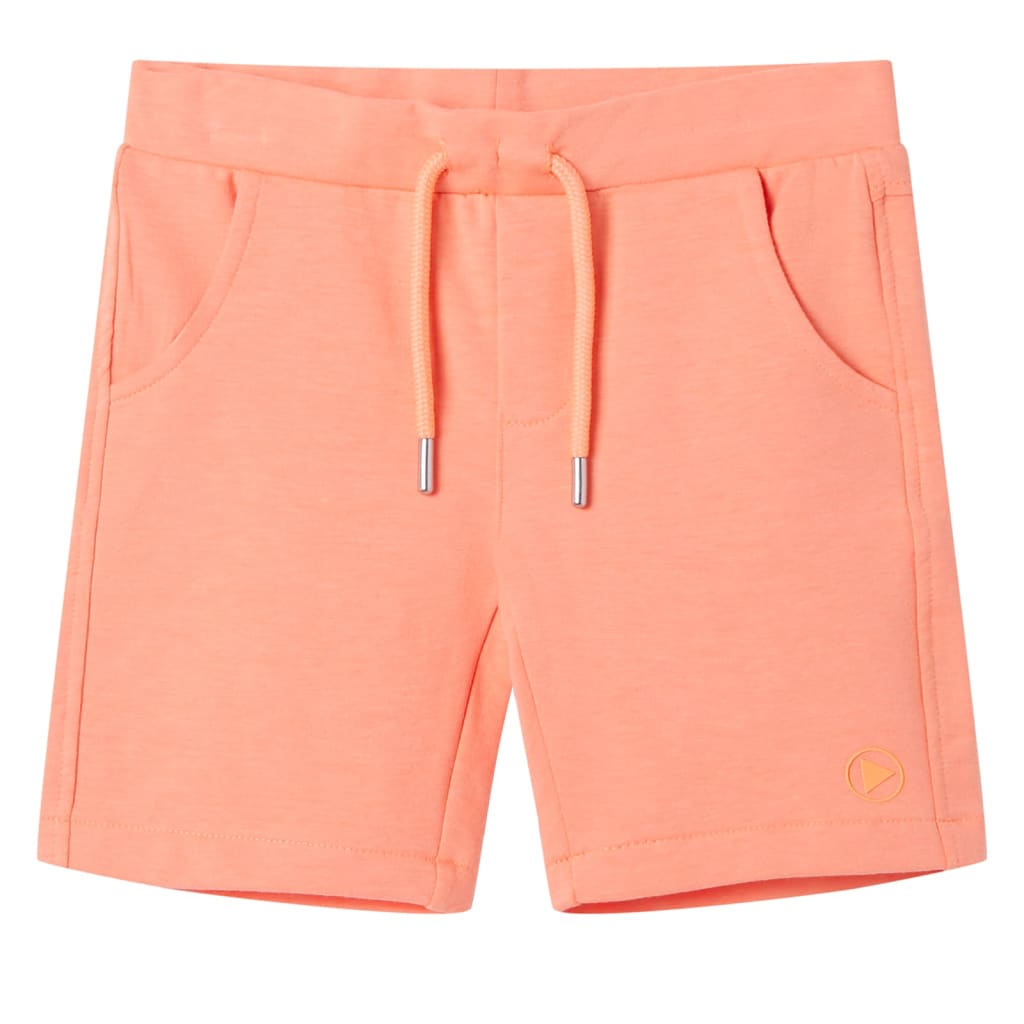 Vidaxl Shorts per bambini con Trekoord 140 Neonoranje