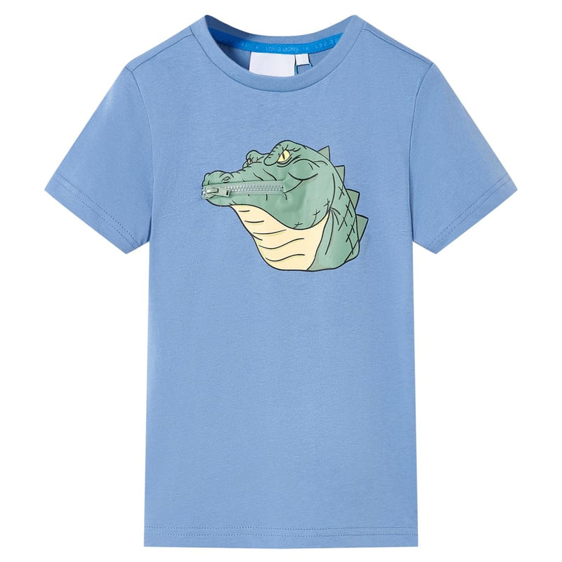 VidaXL Kindershirt 92 middenblauw
