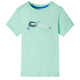 Vidaxl children's shirt with short sleeves 140 light green