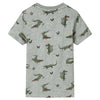 Vidaxl Camisa para niños 116 Lichtkaki mixta