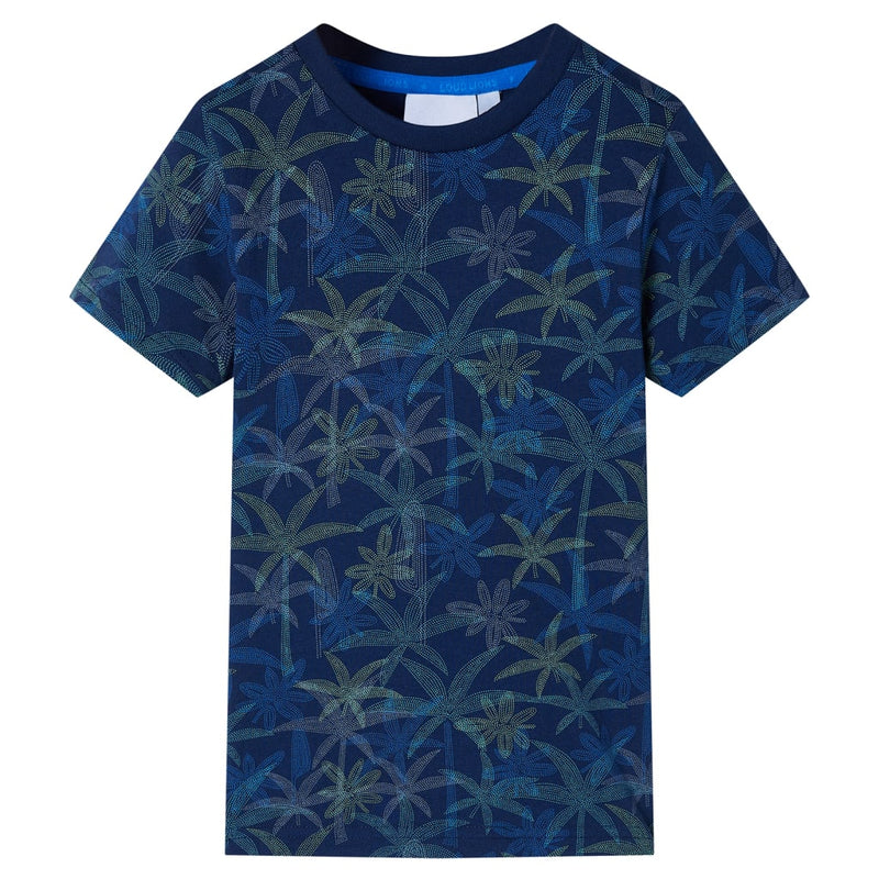 VidaXL Kindershirt 92 marineblauw