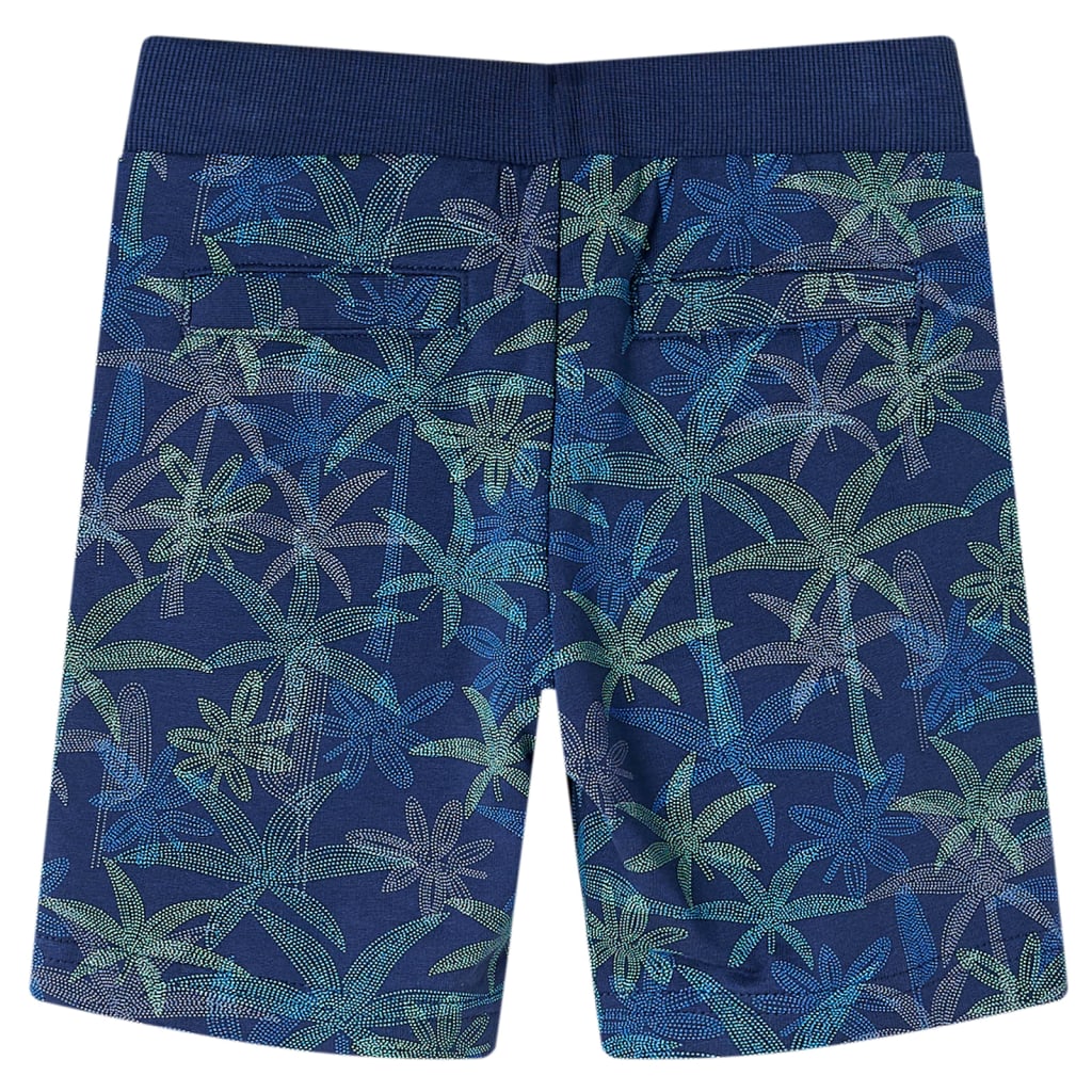 Vidaxl Shorts per bambini con trekkoord 116 blu navy