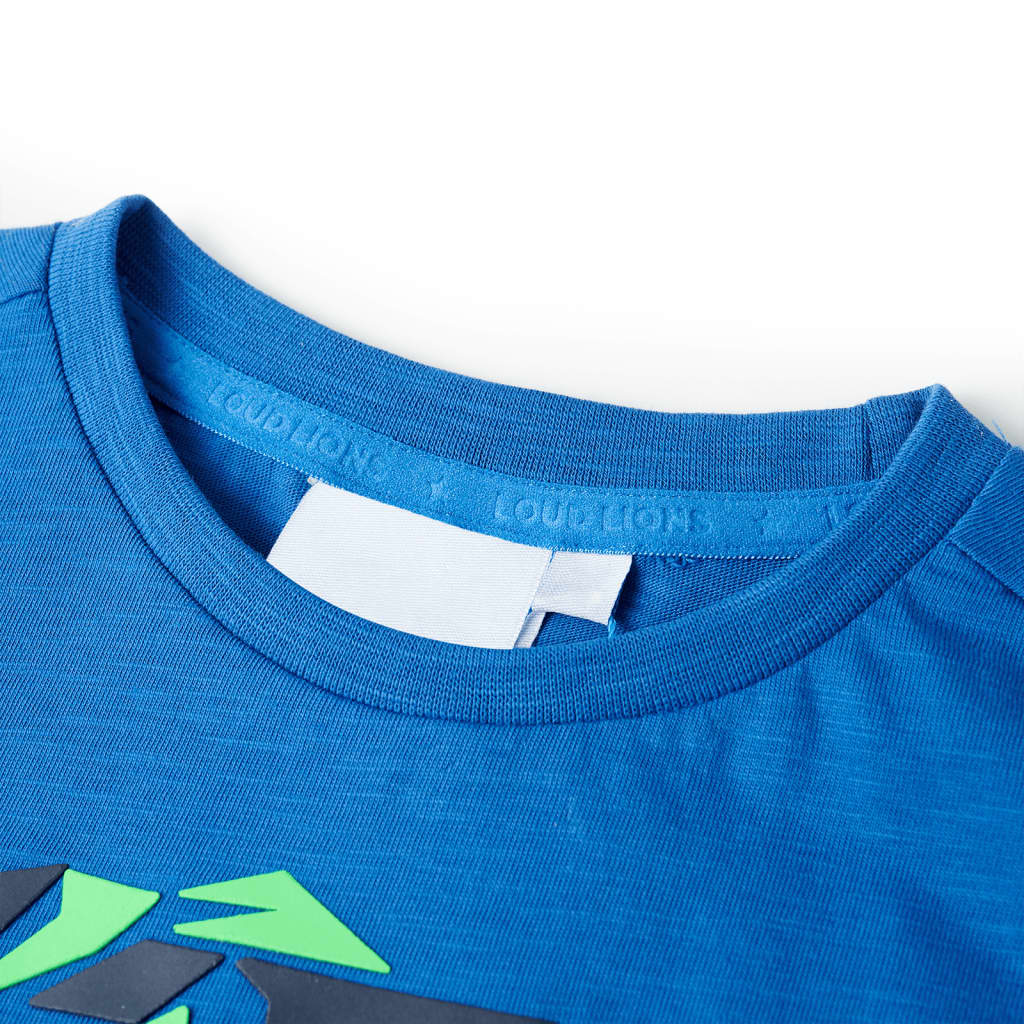 Vidaxl camisa para niños 104 azul