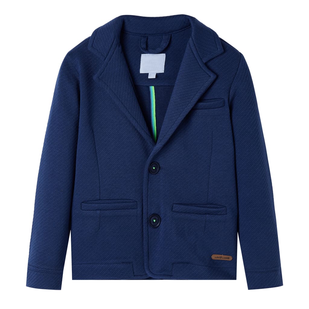 Chaqueta infantil de Vidaxl 92 azul oscuro