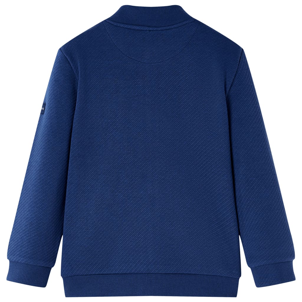 VidaXL Kindervest met rits 92 marineblauw