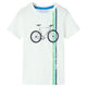 Vidaxl Children's shirt with short sleeves 140 ecru