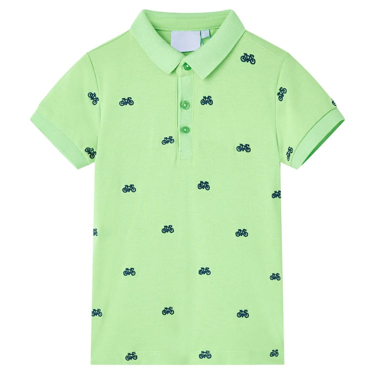 Vidaxl Polo infantil 92 Neongroen