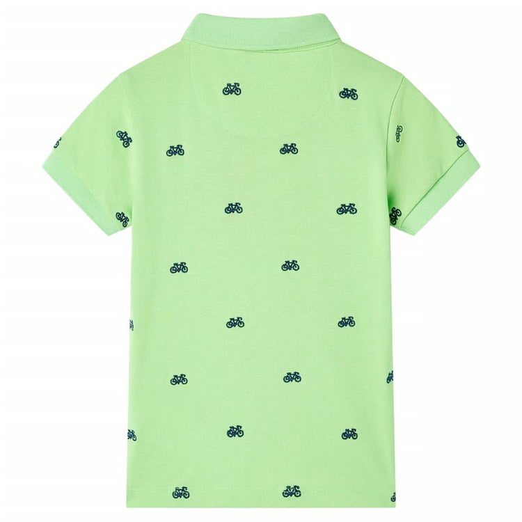 Vidaxl Polo infantil 92 Neongroen