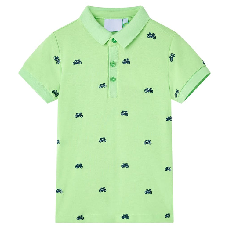 Vidaxl kinderpoloshirt 104 neongroen