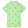 Vidaxl kinderpoloshirt 104 neongroen