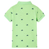 Vidaxl kinderpoloshirt 128 neongroen