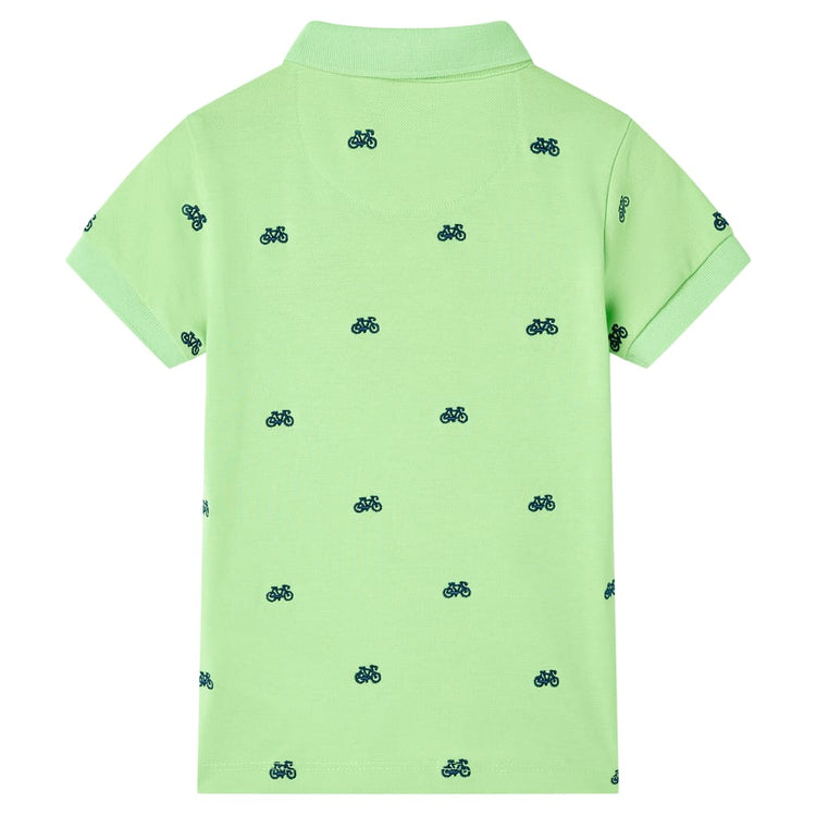 Vidaxl kinderpoloshirt 140 neongroen